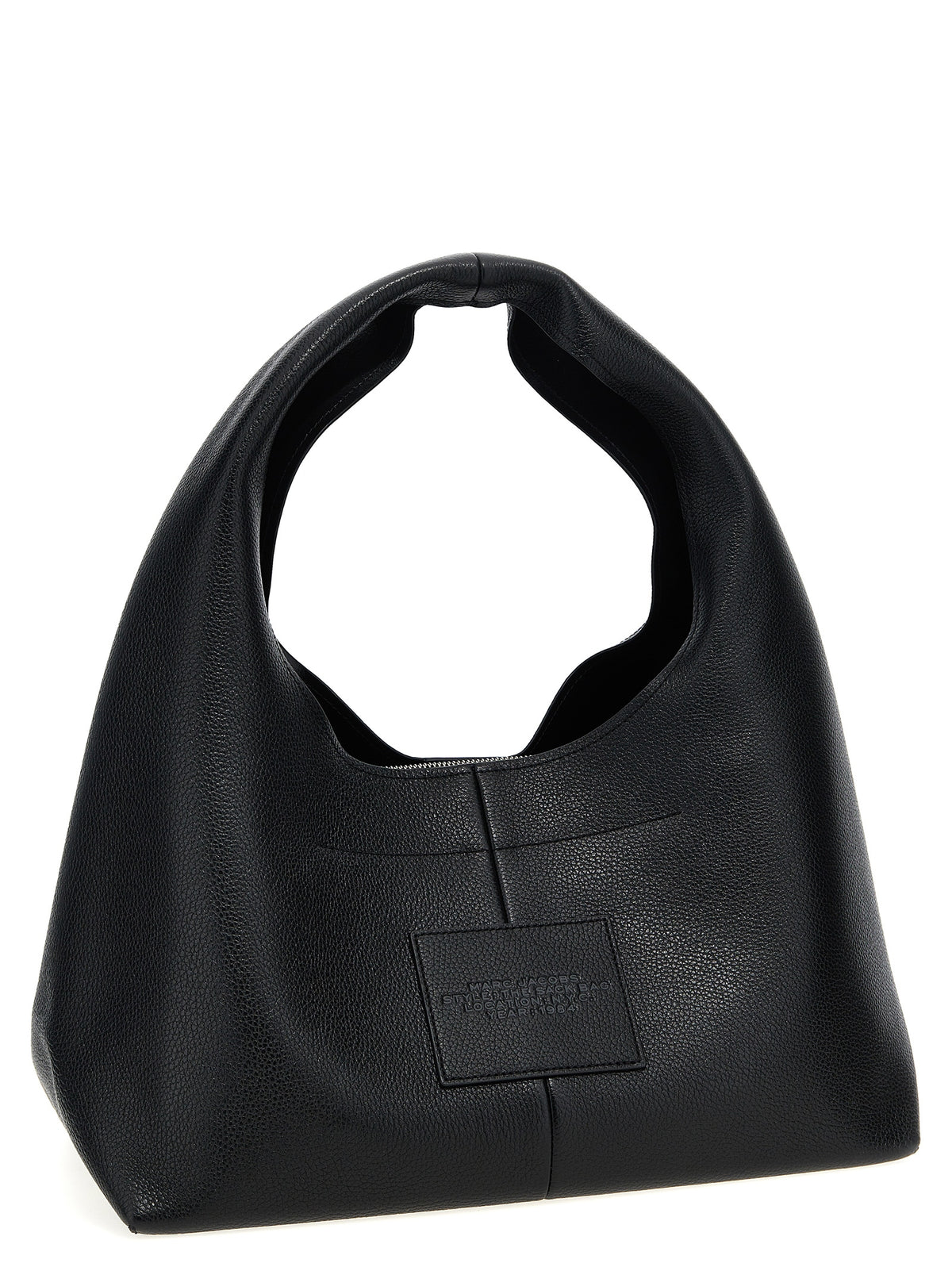 Sac à bandoulière en cuir de vachette noir Marc Jacobs