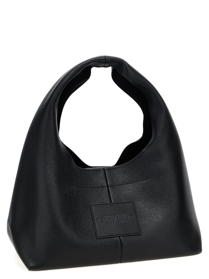 Sac à bandoulière en cuir de vachette noir Marc Jacobs