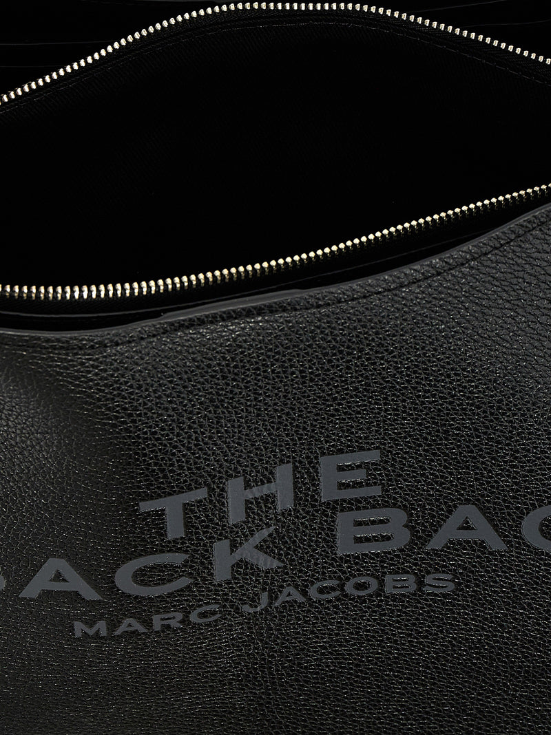 Sac à bandoulière en cuir de vachette noir Marc Jacobs
