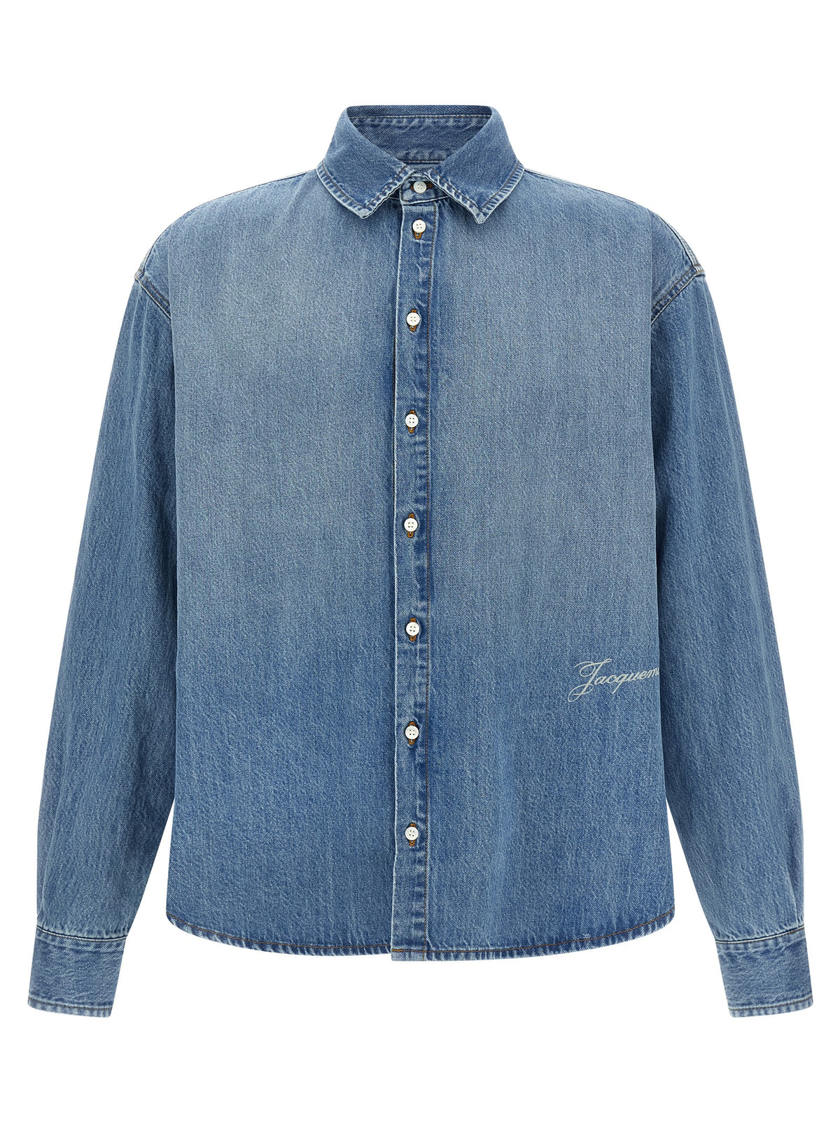 Jacquemus La Chemise De-Nîmes Simon - Blouse en Coton Bleu