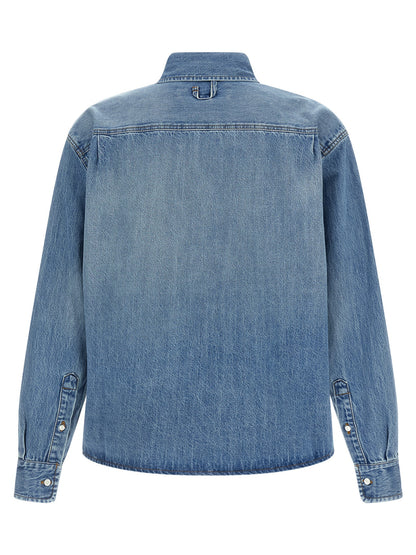 Jacquemus Blue Cotton Blouse