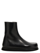 Marsell Black Calfskin Ankle Boots