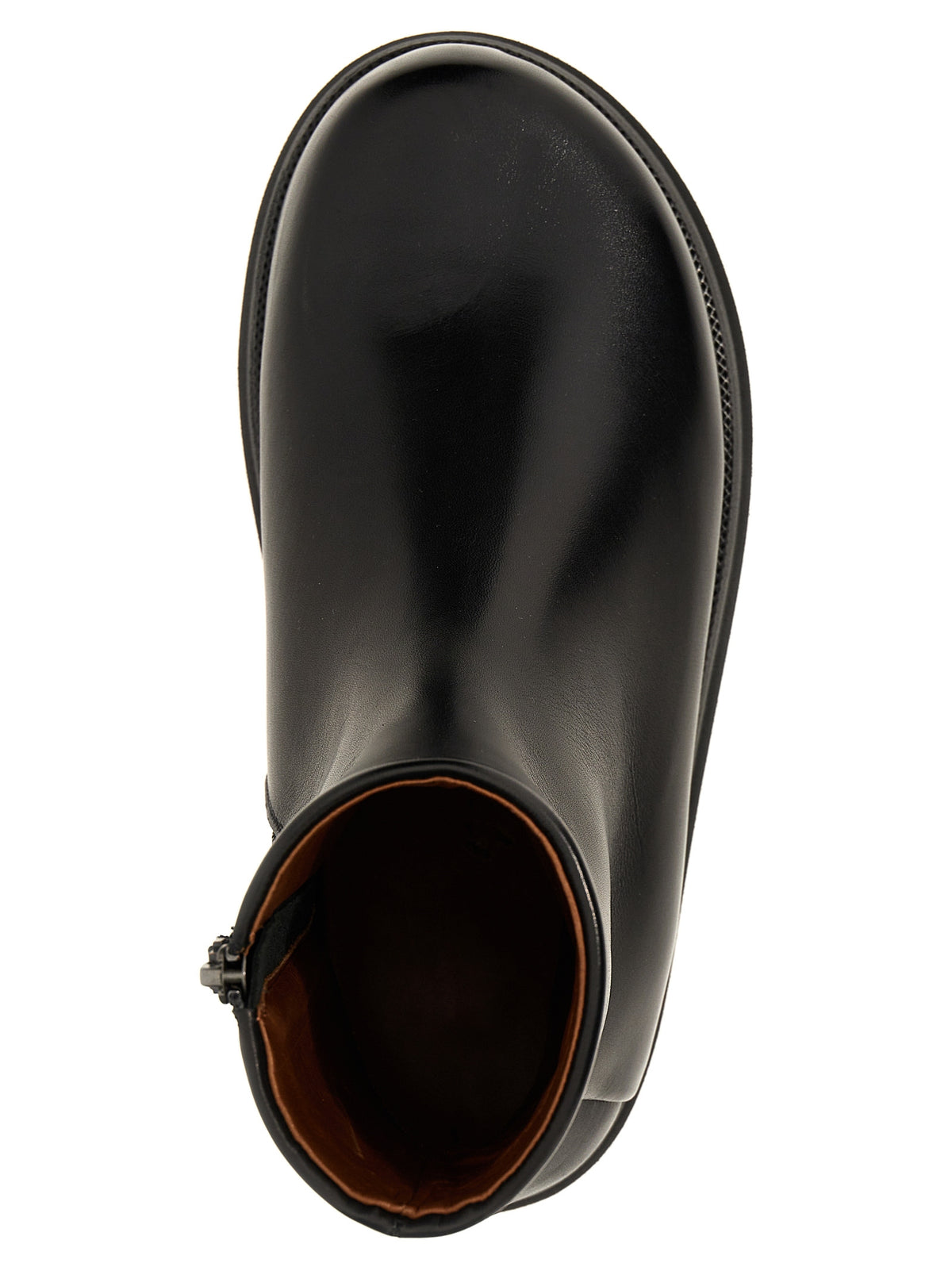 Marsell Black Calfskin Ankle Boots