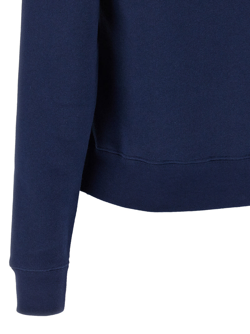 Valentino Garavani Blue Cotton Sweatshirt
