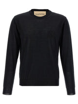 Valentino Garavani Black Virgin Wool Cardigan