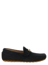 Mocassins Valentino Garavani en cuir de veau noir