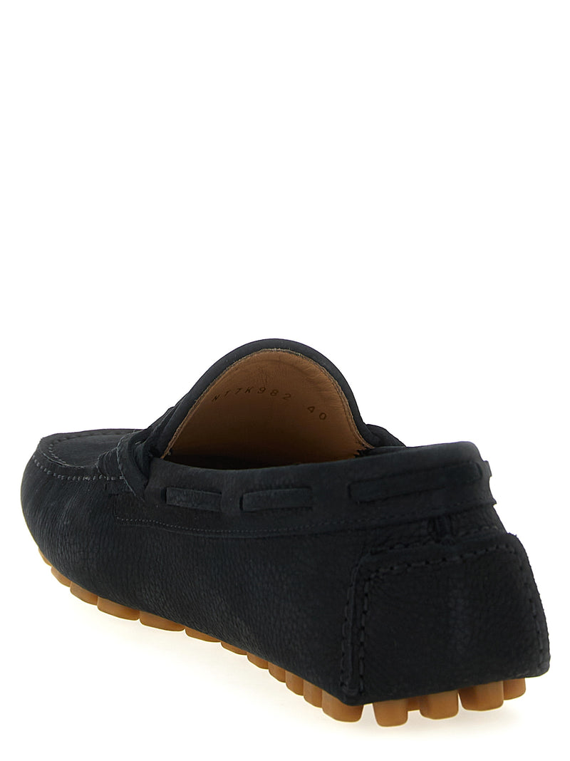 Mocassins Valentino Garavani en cuir de veau noir