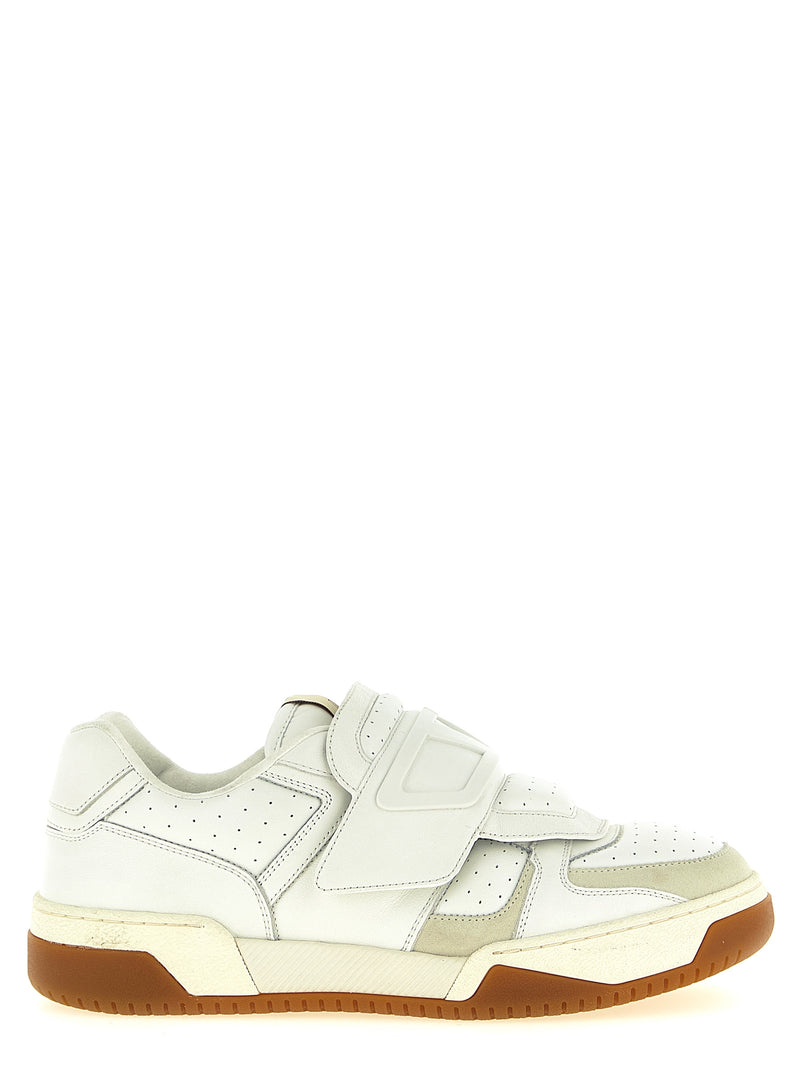 Baskets athlétiques Valentino Garavani en cuir blanc