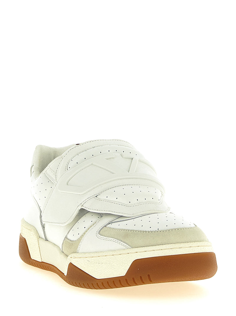 Baskets athlétiques Valentino Garavani en cuir blanc