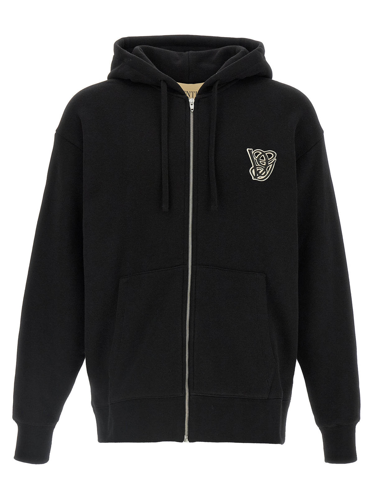 Valentino Garavani Black Cotton Sweatshirt