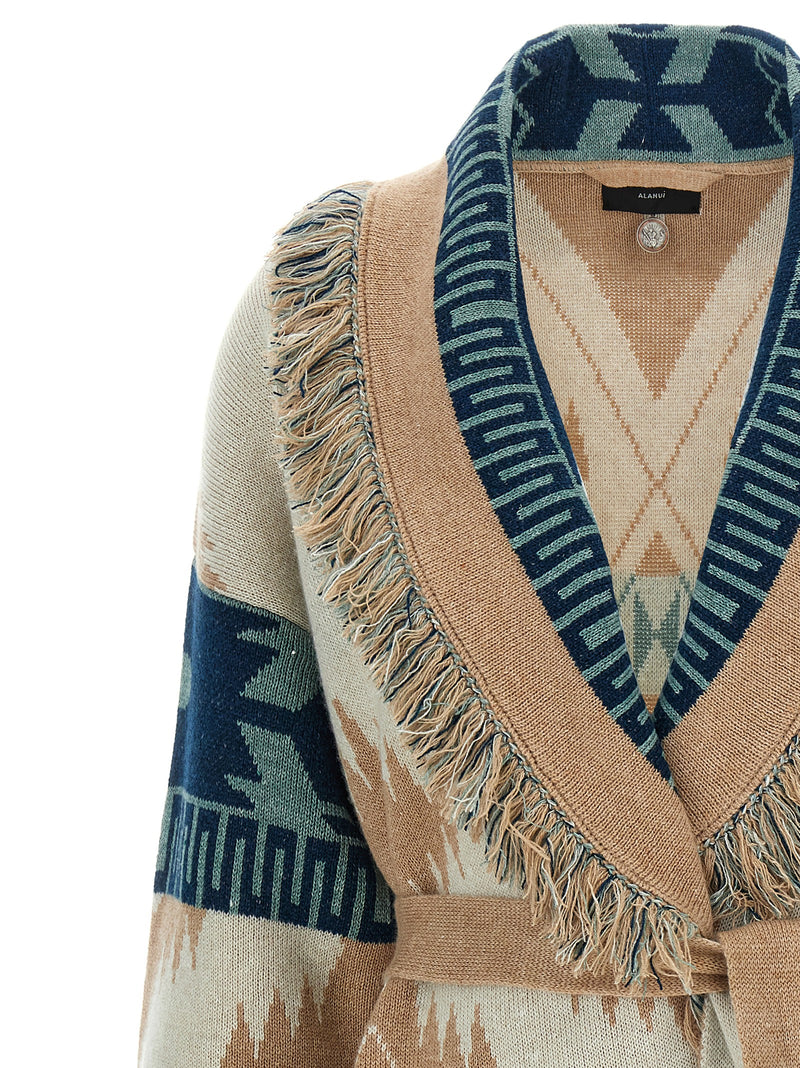 Alanui Icon Multicolor Cashmere Cardigan