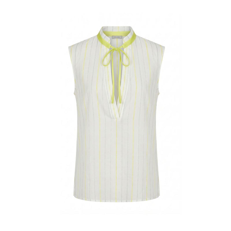 Malo White Cotton Women Shirt