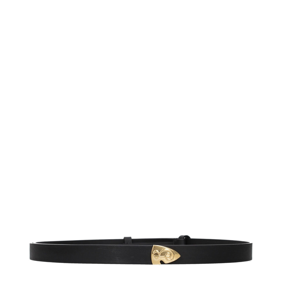 Ceinture Burberry en cuir noir, modèle standard