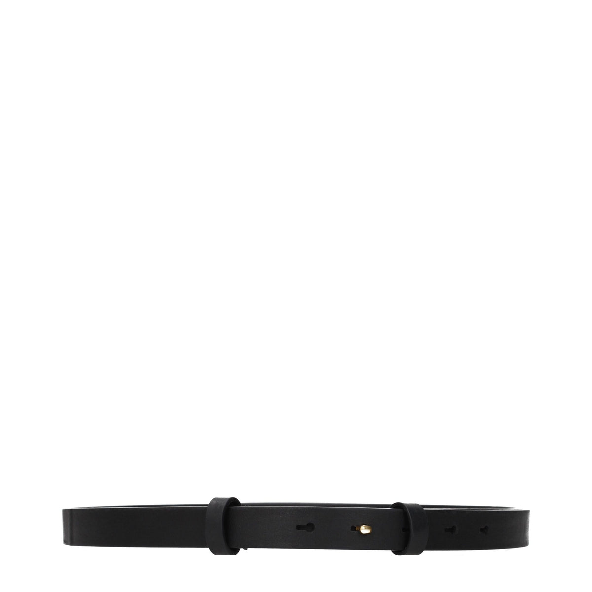 Ceinture Burberry en cuir noir, modèle standard