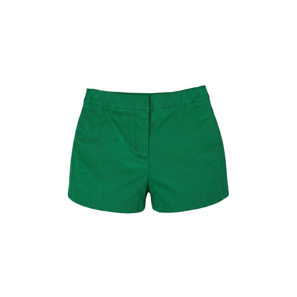 Malo Green Cotton Women's Shorts - Stylish & Comfortable