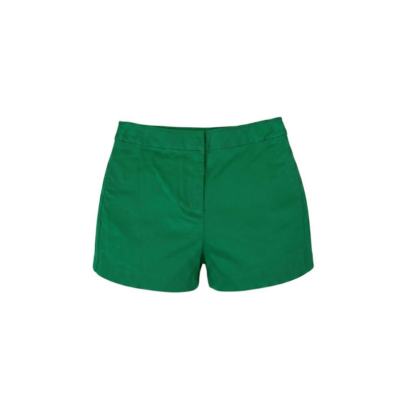 Malo Green Cotton Women's Shorts - Stylish & Comfortable