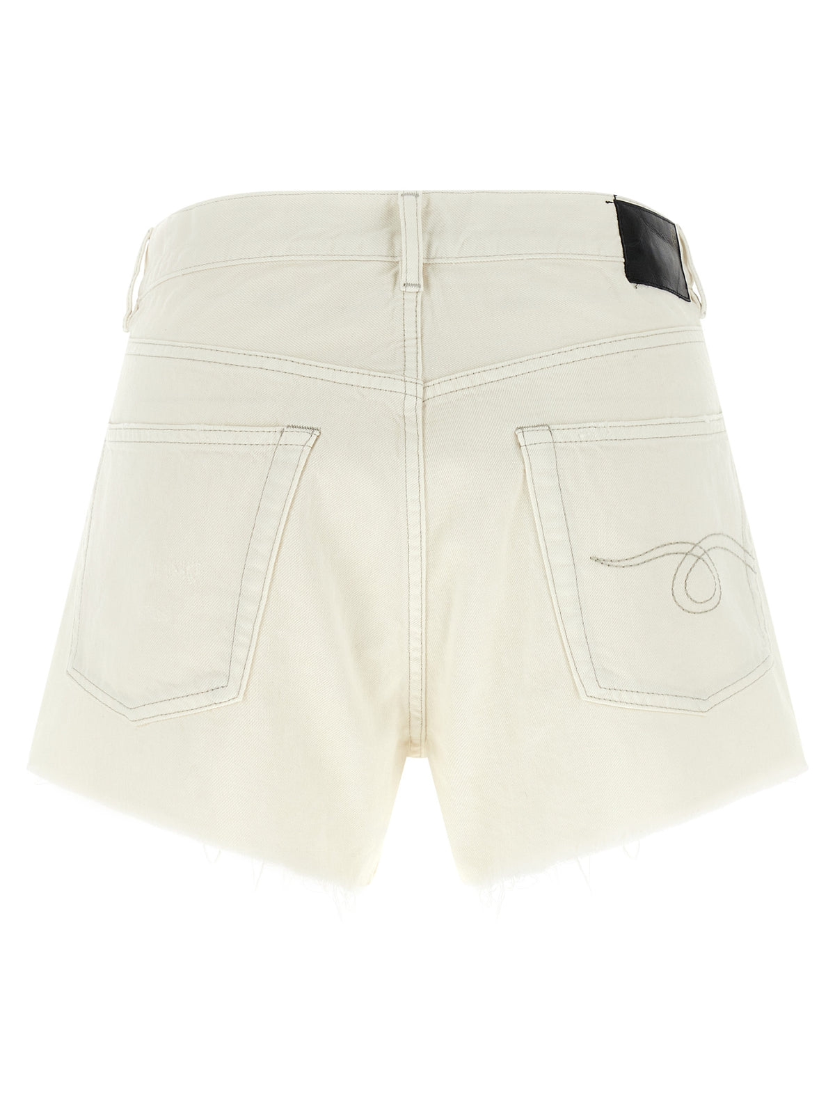 Short Bermuda R13 en coton blanc