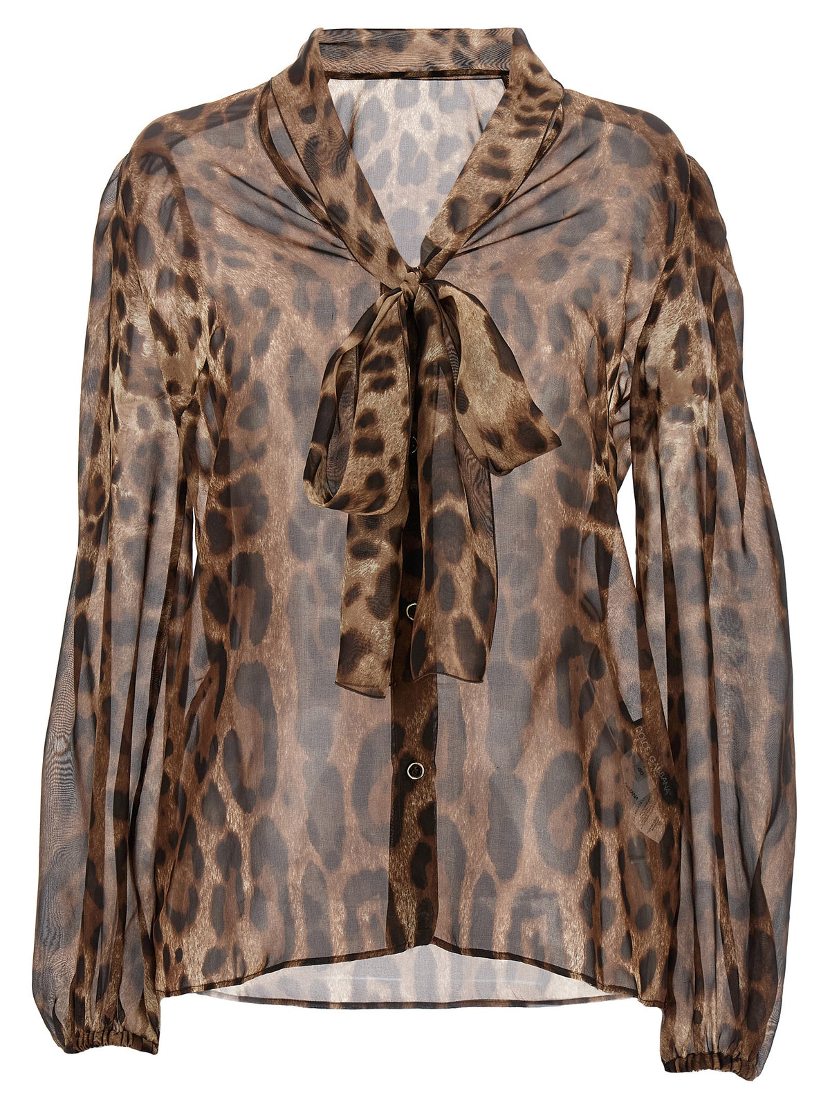 Chemisier en soie multicolore Dolce & Gabbana