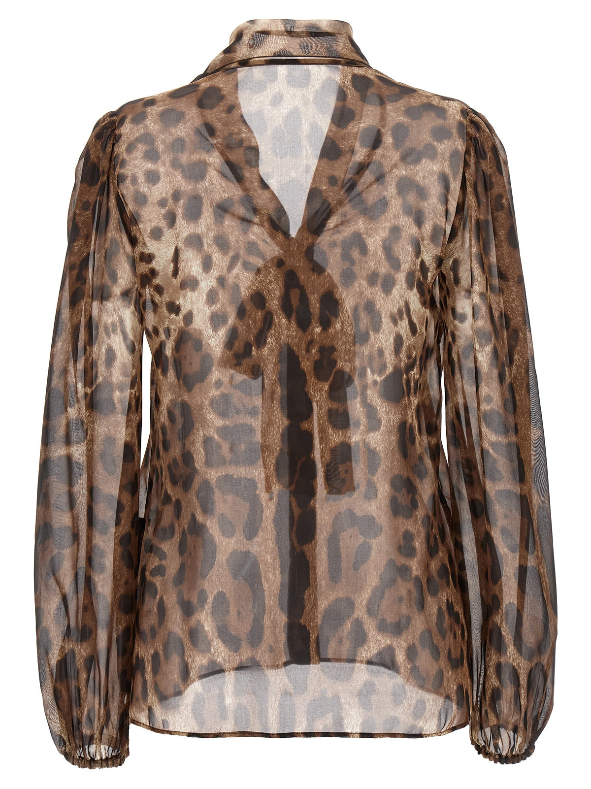 Chemisier en soie multicolore Dolce & Gabbana