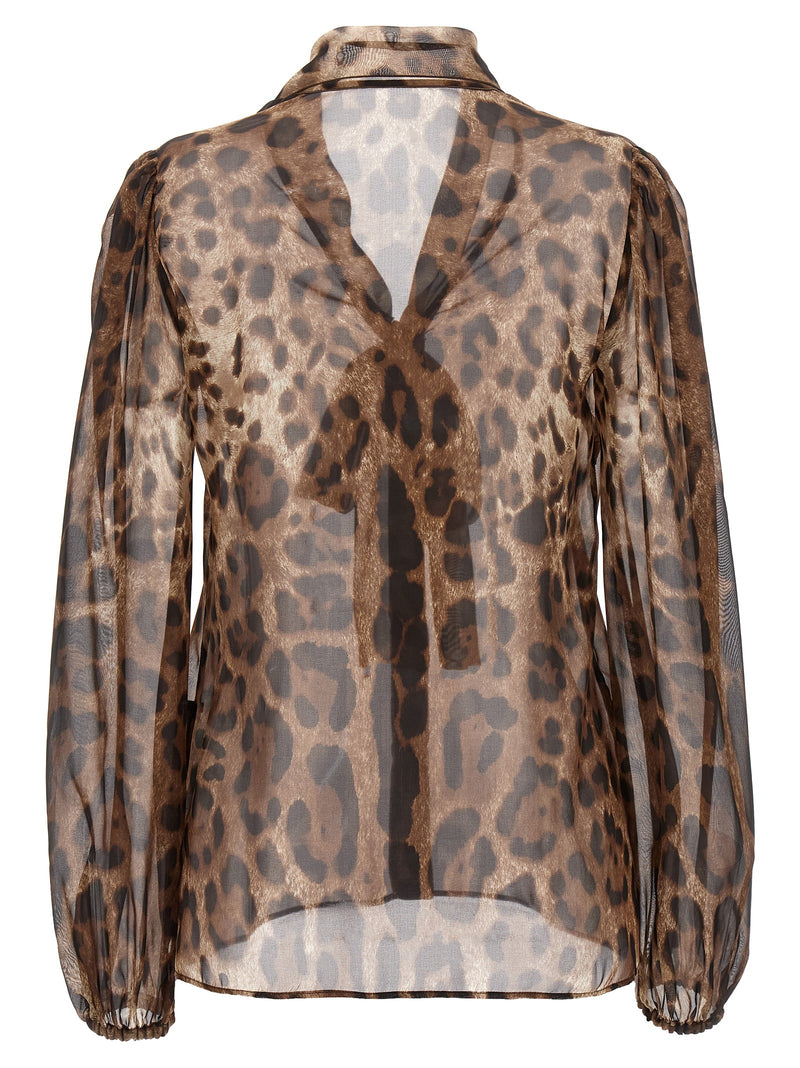 Dolce & Gabbana Multicolor Silk Blouse