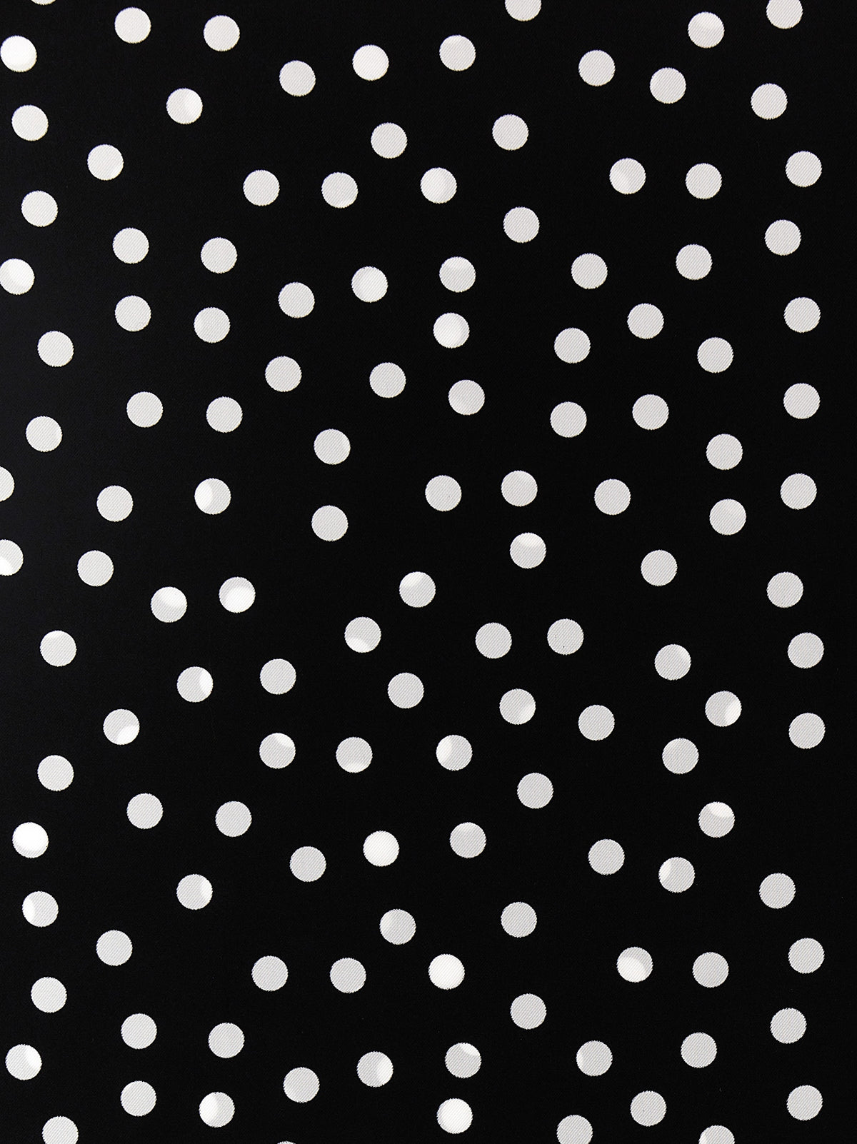 Dolce & Gabbana Bicolor Silk Scarf - Elegant Polka Dot Design
