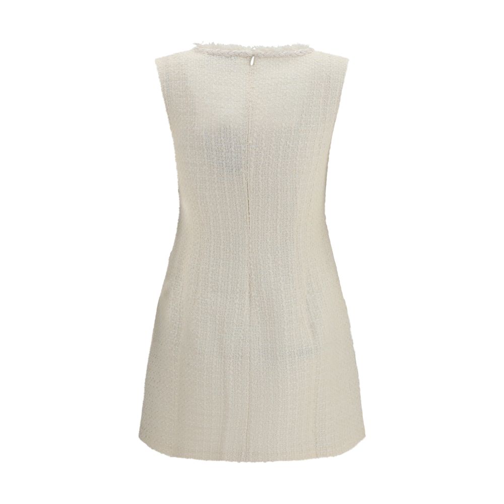 Robe décontractée Self-Portrait en polyamide beige