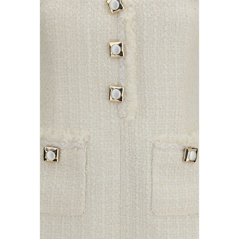 Self-Portrait Beige Polyamide Casual Dress