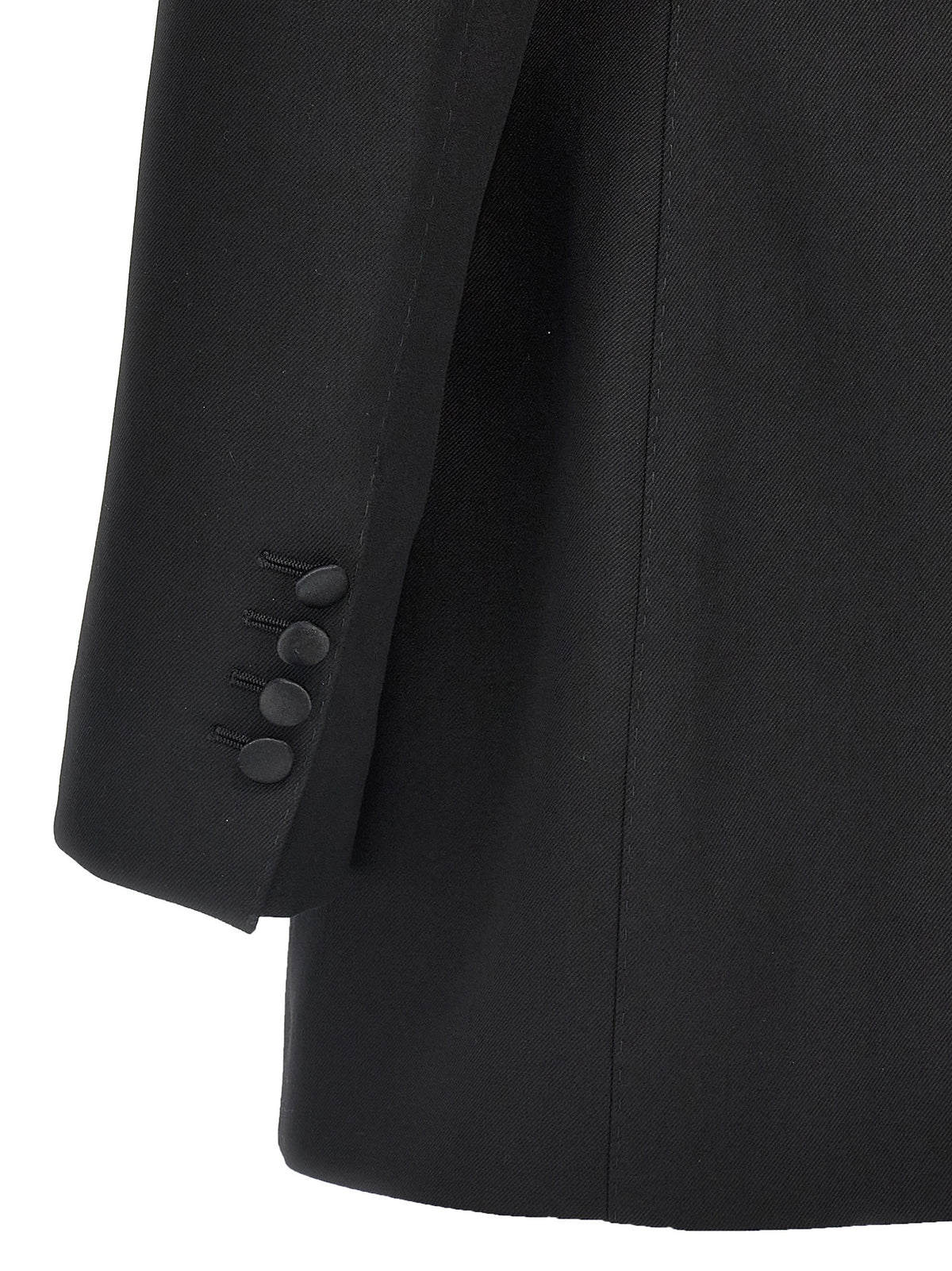 Dolce & Gabbana Turlington Black Virgin Wool Blazer