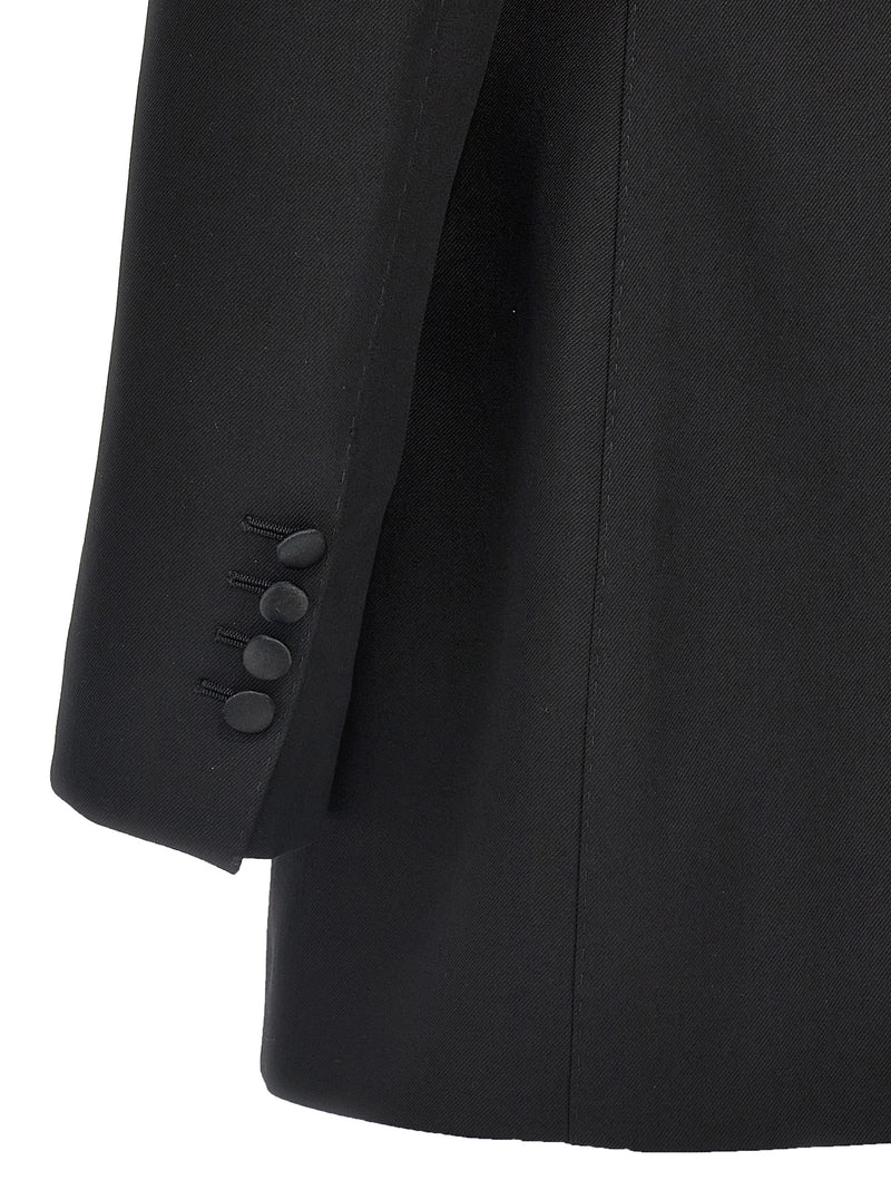Dolce & Gabbana Black Virgin Wool Blazer