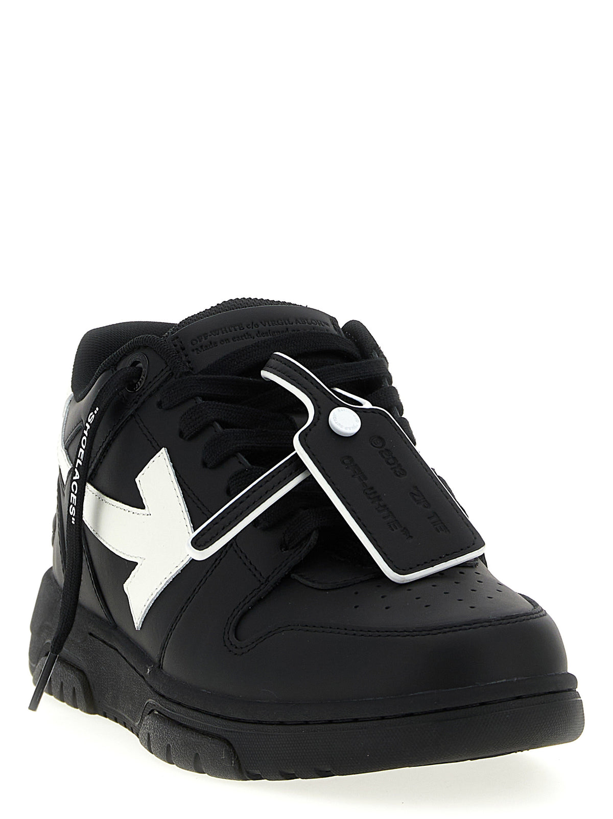 Baskets basses bicolores Off-White en polyester recyclé