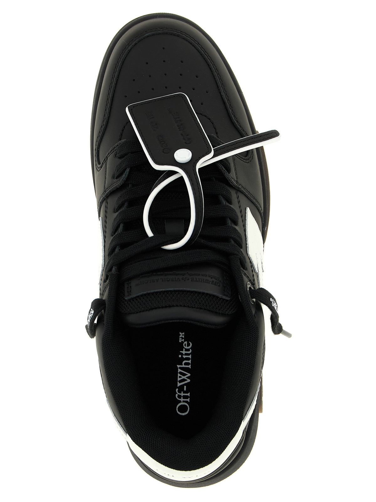 Baskets basses bicolores Off-White en polyester recyclé