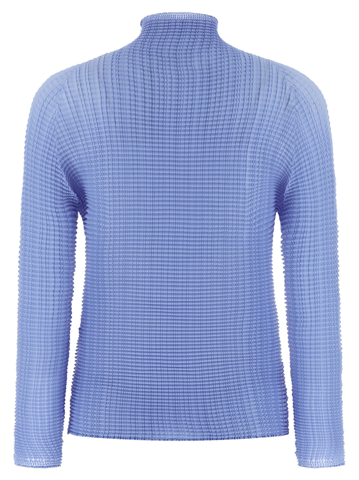 Chemisier Issey Miyake en polyester bleu