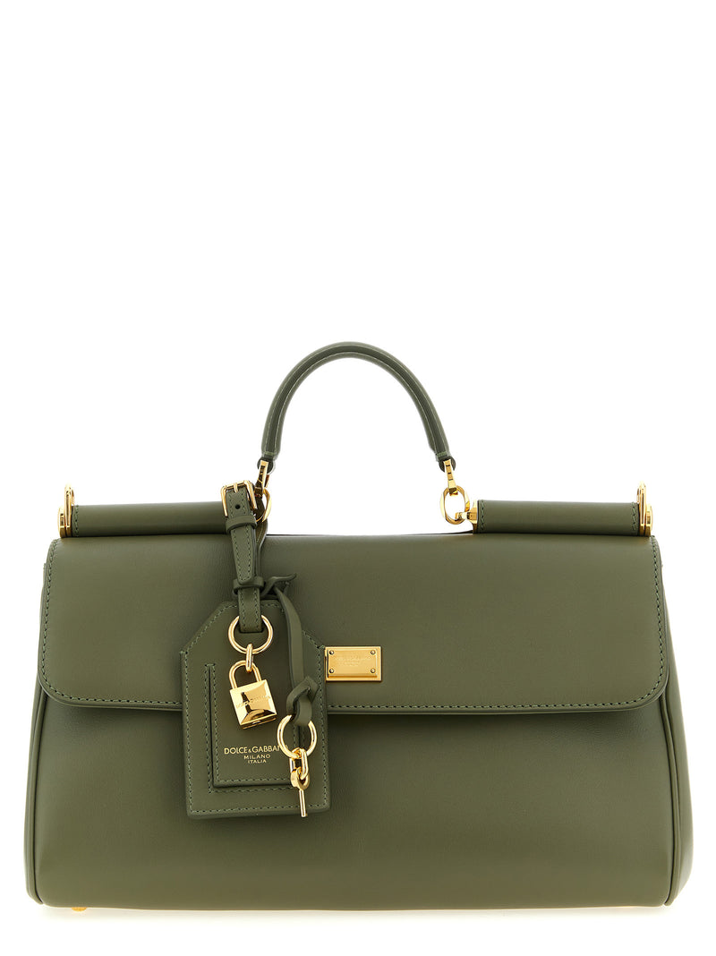Dolce & Gabbana My Sicily Bicolor Calfskin Handbag