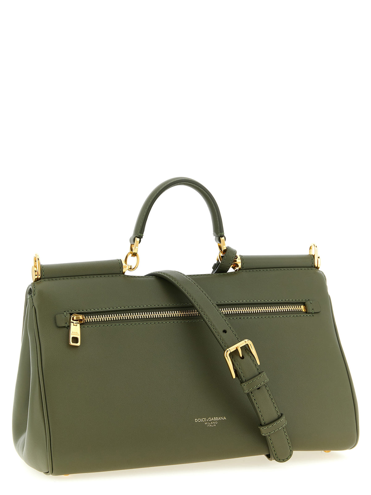 Dolce & Gabbana My Sicily Bicolor Calfskin Handbag