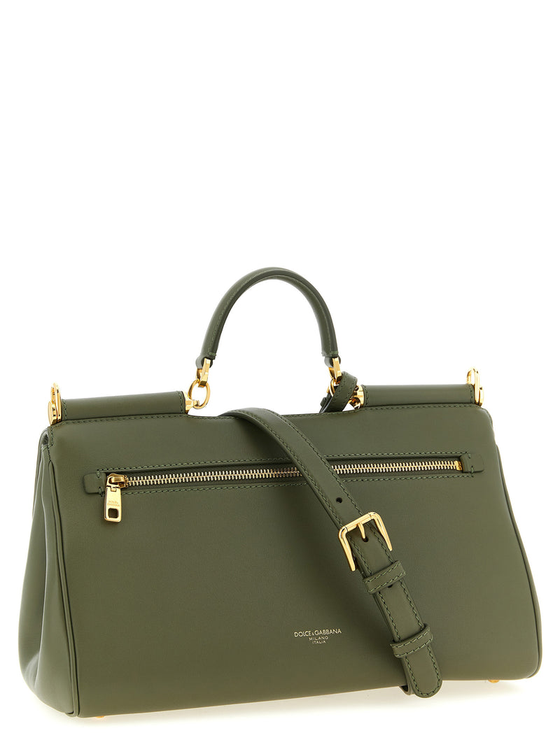 Dolce & Gabbana My Sicily Bicolor Calfskin Handbag