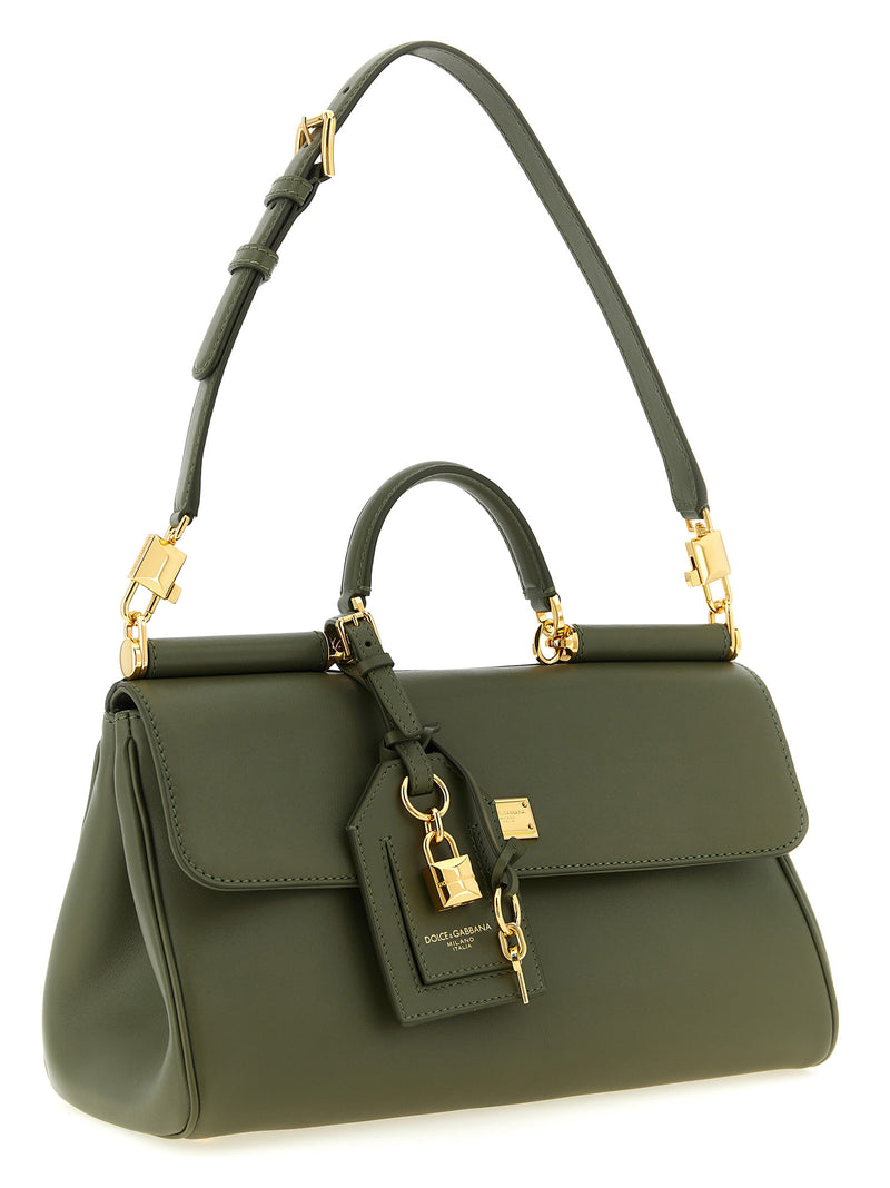 Dolce & Gabbana My Sicily Bicolor Calfskin Handbag