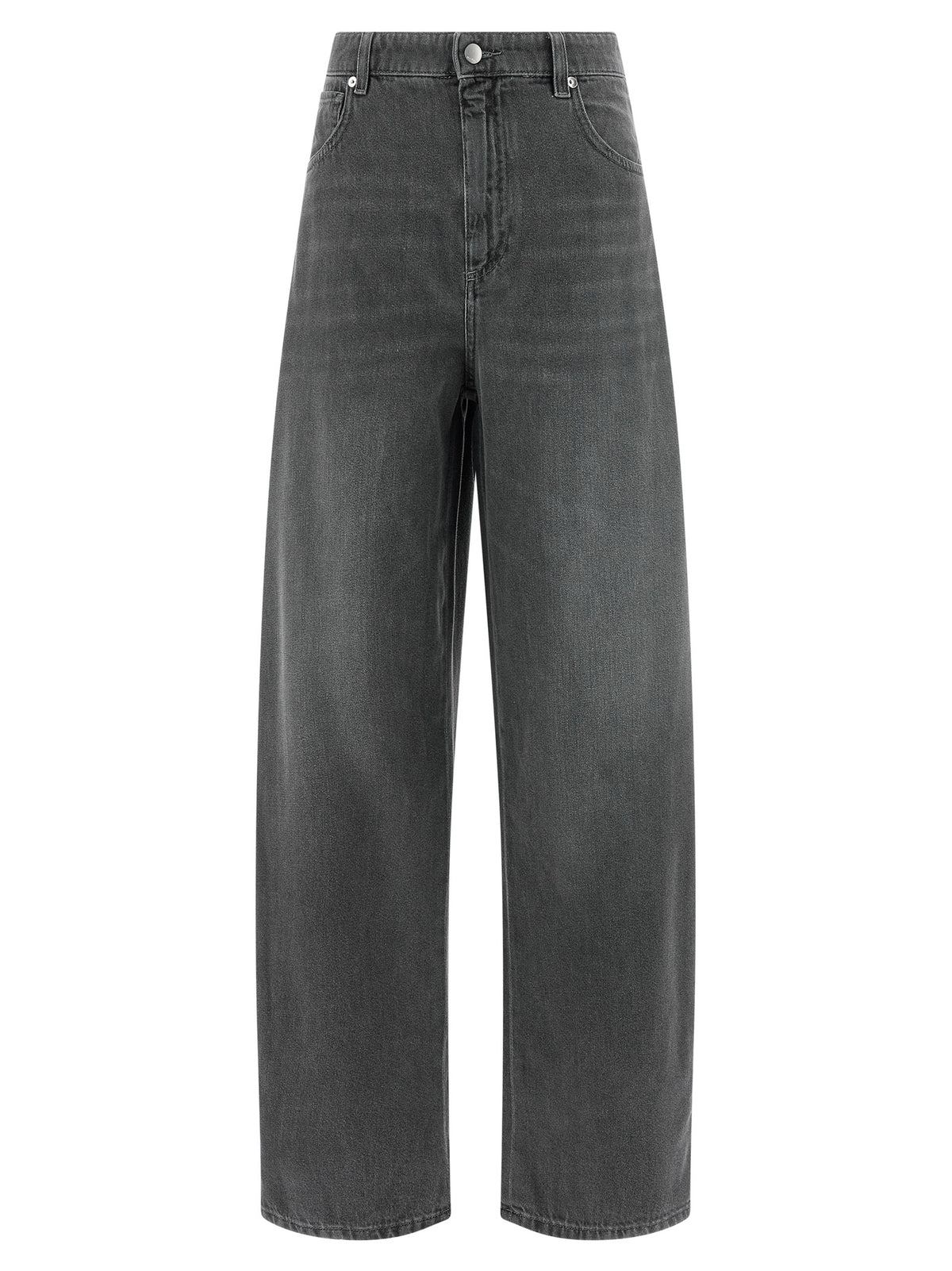 Jeans raccourcis en coton gris 'S Max Mara