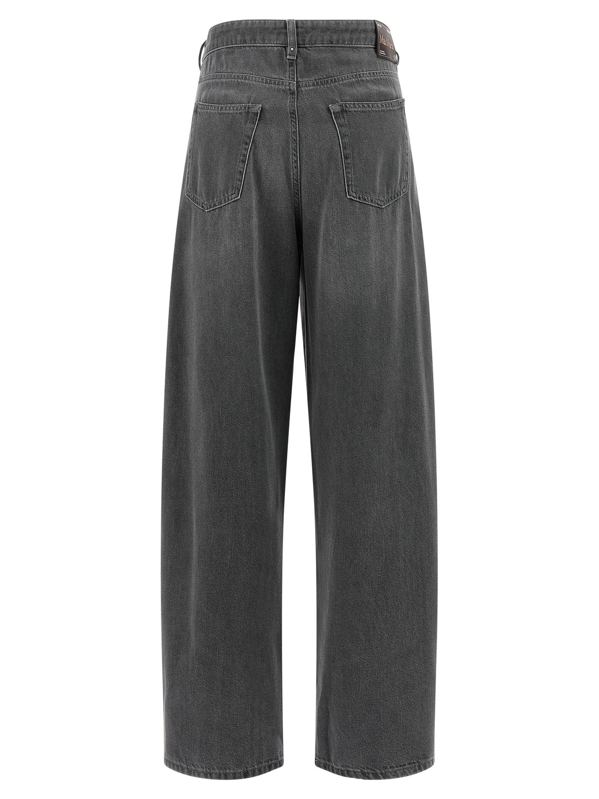 Jeans raccourcis en coton gris 'S Max Mara