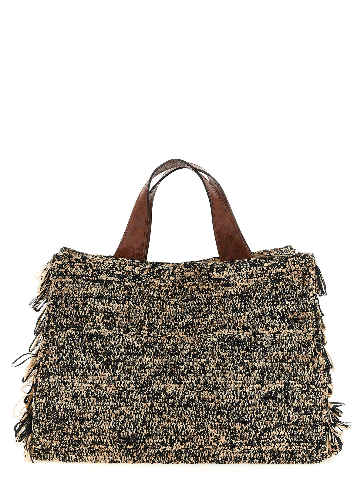 Ibeliv Bicolor Raffia Handbag