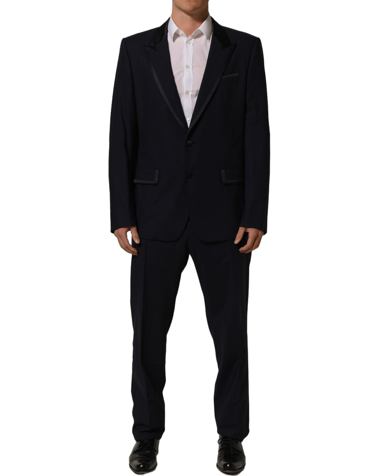 Dolce & Gabbana Dark Blue Single Breasted 2 Piece Men Suit