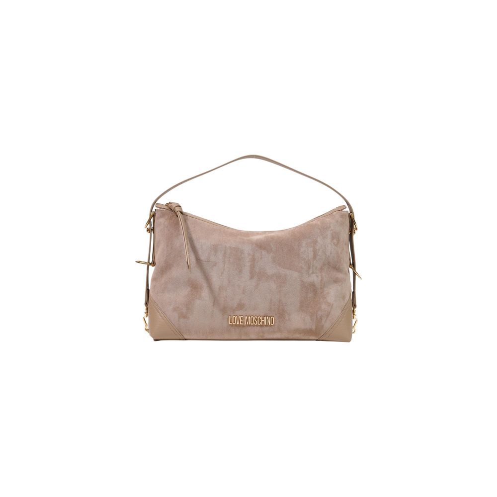 Sac à main Love Moschino en polyester beige