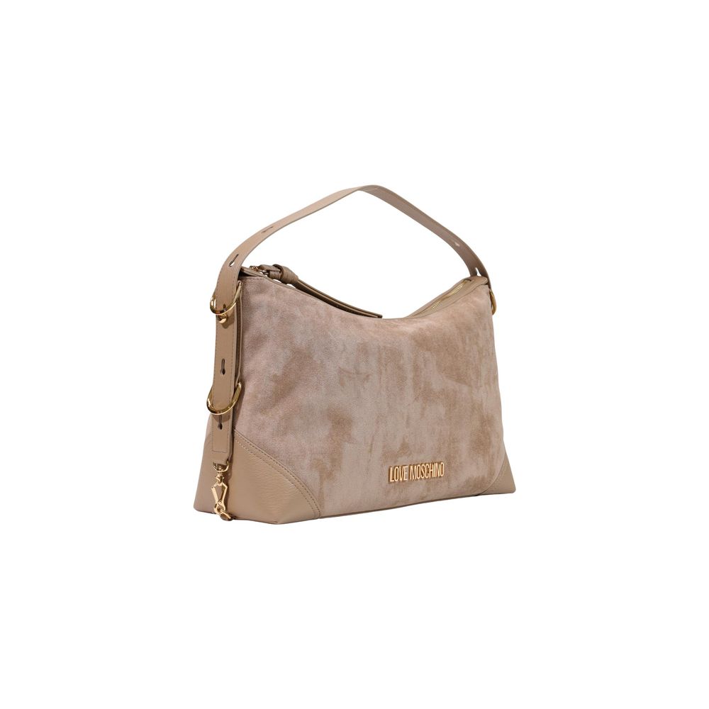Sac à main Love Moschino en polyester beige