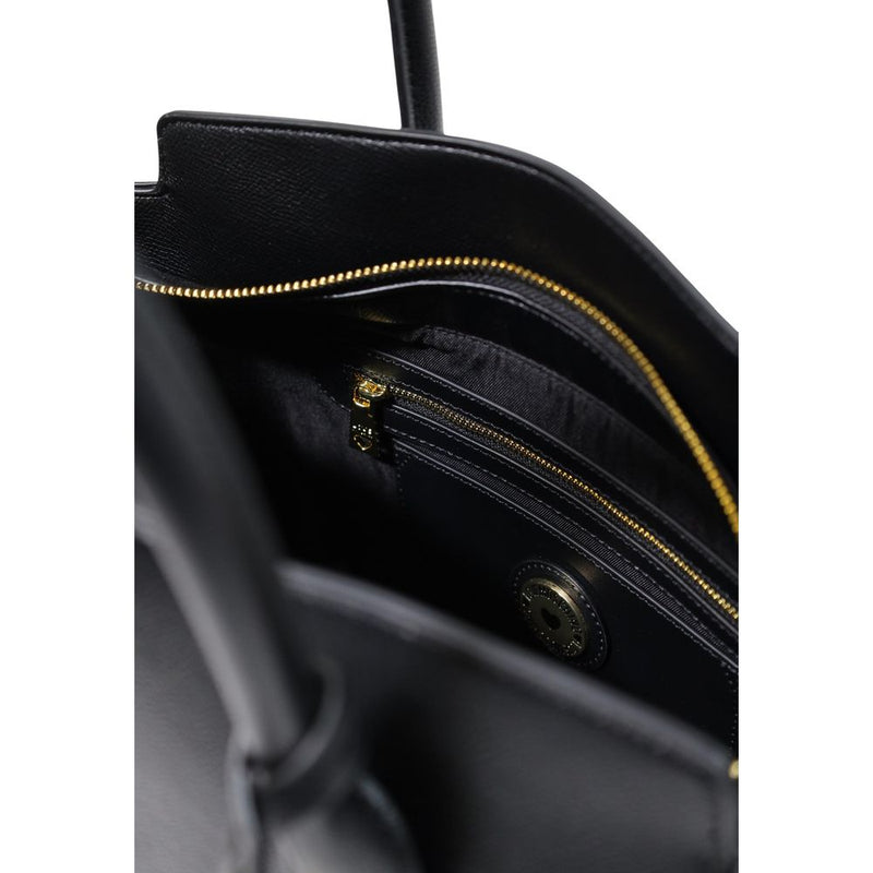 Sac à main en polyéthylène noir Love Moschino