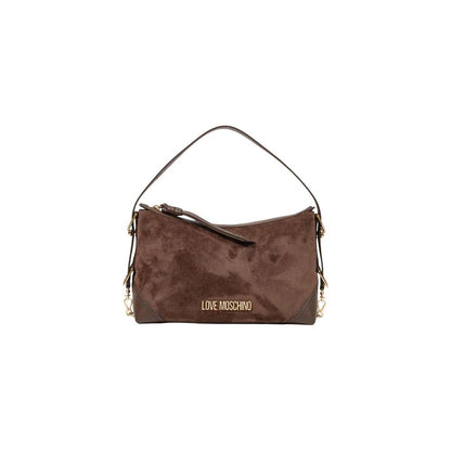 Love Moschino Brown Polyester Handbag