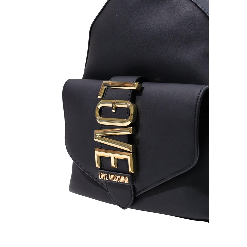 Sac à dos Love Moschino en polyéthylène noir