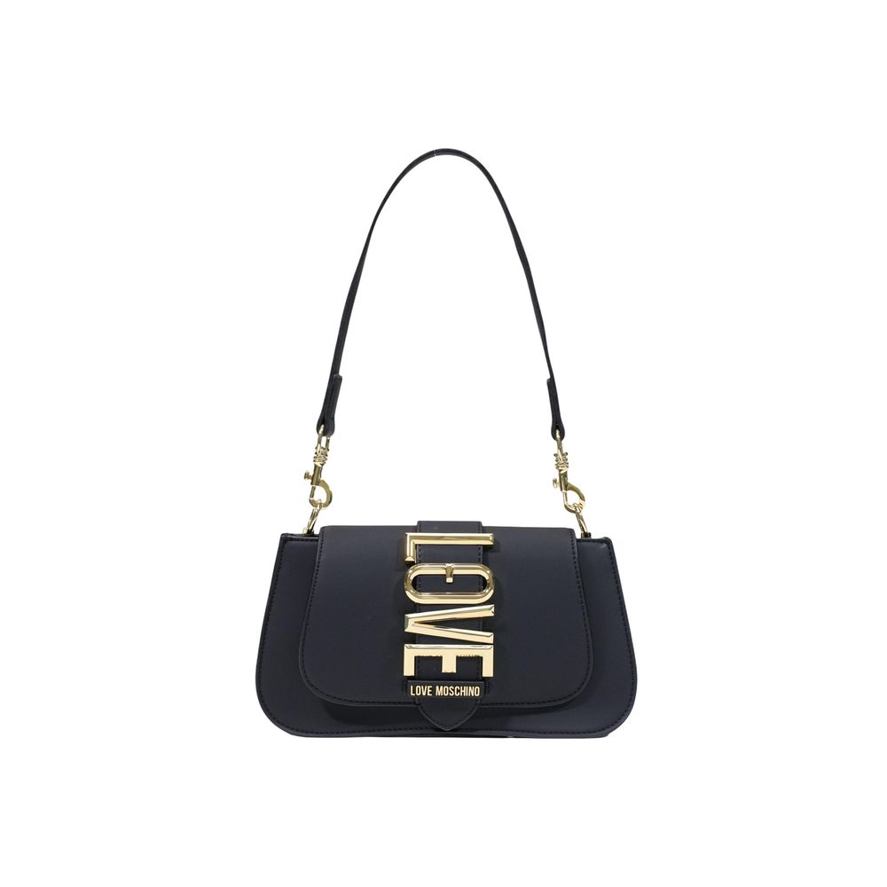 Sac à main en polyéthylène noir Love Moschino