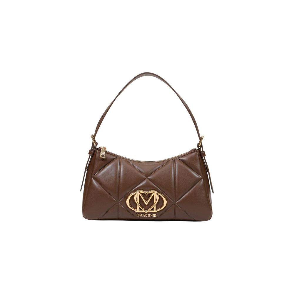 Love Moschino BORSA PU EMBOSSED JC4032PP1 Brown Handbag