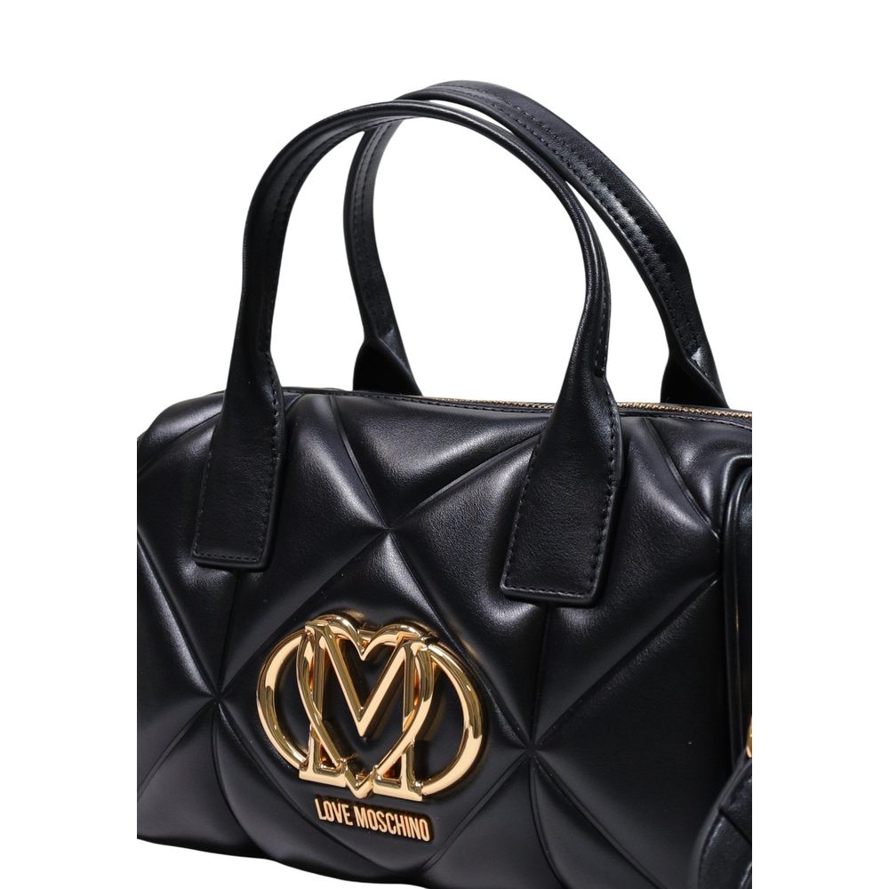 Sac à main Love Moschino en polyéthylène noir