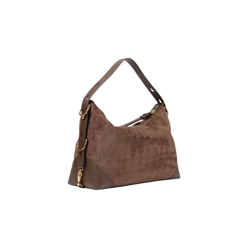 Sac à main Love Moschino en polyester marron