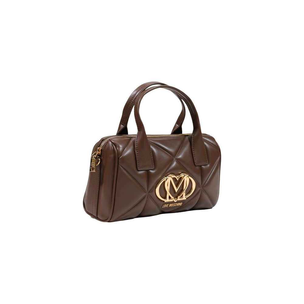 Sac à main Love Moschino en polyéthylène marron
